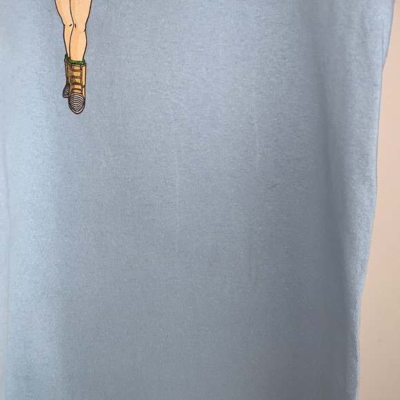 β€οΈβπ₯ Primitive Skateboarding T-Shirt Menβs Small Dragonball Z light Blue β€οΈβπ₯ - Picture 5 of 7